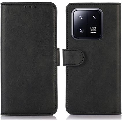 Mobigear Wallet Xiaomi 13 Hülle Klapphülle Geldbörse - Schwarz