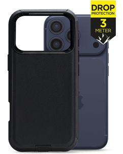Mobilize Defender iPhone 17 Pro Max Hülle Hardcase Backcover Stoßfest - Schwarz