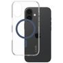CARE by PanzerGlass Urban Combat iPhone 16 MagSafe Hardcase Backcover - Transparent / Blau