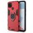Mobigear Armor Ring Realme C21Y Hülle Hardcase Backcover Stoßfest mit Ringhalter - Rot