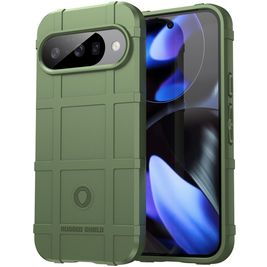 Mobigear Rugged Shield Google Pixel 10 Hülle Flexibles TPU Backcover Stoßfest - Grün