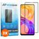 Mobigear Premium Realme 8 Panzerglas Displayschutz - Hüllenfreundlich - Schwarz (3er Pack)