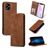 Mobigear Retro Slim iPhone 11 Hülle Klapphülle - Braun