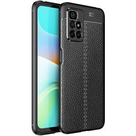 Mobigear Luxury Xiaomi Redmi 10 4G Hülle Flexibles TPU Backcover - Schwarz