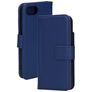 Mobiparts iPhone 17e Hülle Echtes Leder Klapphülle Geldbörse - Blau