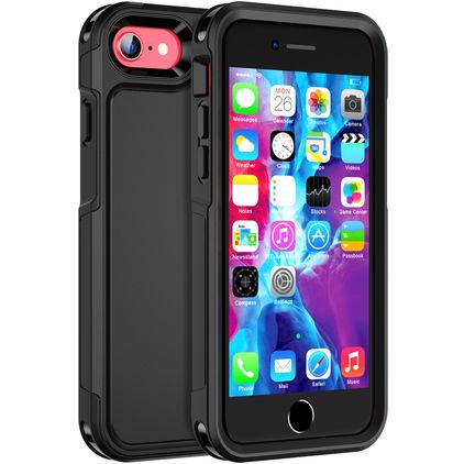 Mobigear Traveller iPhone SE (2022) Hardcase Backcover - Schwarz