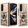 Mobigear Armor Ring Cam Slide Samsung Galaxy Z Fold 8 Ultra Hülle Hardcase Backcover Stoßfest mit Ringhalter und Kamera Slider - Gold