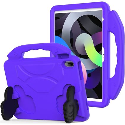Mobigear Thumbs Up iPad 11 (2025) Tablet Hülle für Kinder mit Tragegriff - Lila