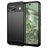 Mobigear Brushed Slim Google Pixel 8a Hülle Flexibles TPU Backcover - Schwarz