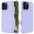 Mobigear Rubber Touch iPhone 16 Pro Silikon Hülle Backcover - Lila