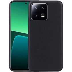 Mobigear Basics Xiaomi 14T Hülle Flexibles TPU Backcover - Schwarz