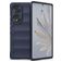 Mobigear Bumpy HONOR 70 Hülle Flexibles TPU Backcover - Dunkelblau
