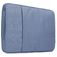 Mobigear Denim Zipper Laptop Sleeve 13 - 14 Zoll Laptop Hülle - Marineblau