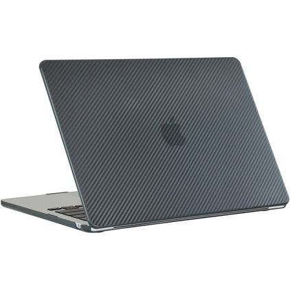 Mobigear Carbon MacBook Pro 13 Zoll (2016-2023) Hardcase Hülle MacBook Case - Schwarz - Model A1706 / A1708 / A1989 / A2159 / A2289 / A2251 / A2338
