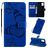 Mobigear Butterfly Samsung Galaxy A51 Hülle Klapphülle Geldbörse - Blau