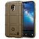 Mobigear Rugged Shield Nokia 2.2 Hülle Flexibles TPU Backcover Stoßfest - Braun