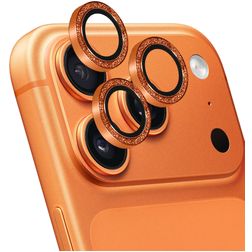 Mobiparts iPhone 17 Pro Aluminium Kameralinsenschutz - Hüllenfreundlich - Orange Gold