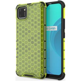 Mobigear Honeycomb Realme C11 (2020) Hülle Hardcase Backcover Stoßfest - Grün