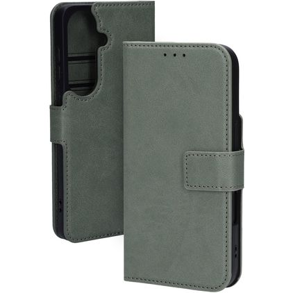Mobiparts Classic Wallet Samsung Galaxy S26 MagSafe Hülle Klapphülle - Stone Green