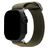 Mobilize Elastic Nylon Apple Watch Armband Elastisches Band - 49/46/45/44 mm - Khaki