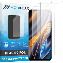 Mobigear POCO X4 GT Displayschutz Schutzfolie - Hüllenfreundlich (3er Pack)