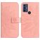 Mobigear Sunflower TCL 305 Hülle Klapphülle Geldbörse - Pink