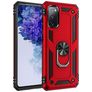 Mobigear Armor Ring Samsung Galaxy S20 FE Hardcase Backcover Shockproof mit Ringhalter - Rot