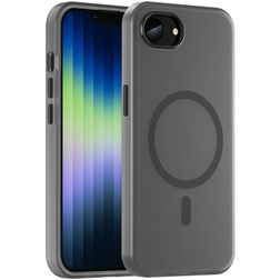Mobigear Shockproof iPhone 16e MagSafe Hülle Hardcase Backcover - Schwarz