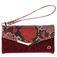 Mobilize Gelly Velvet Samsung Galaxy A40 Hülle Abnehmbare 2in1 Clutch - Red Snake