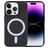 Mobigear Rubber Touch iPhone 15 Pro Silikon MagSafe Hülle Backcover - Schwarz