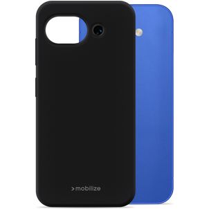Mobilize Rubber Gelly Google Pixel 10a Hülle Flexibles TPU Backcover - Schwarz