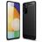 Mobigear Brushed Slim Samsung Galaxy A82 5G Hülle Flexibles TPU Backcover - Schwarz
