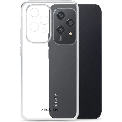 Mobilize Gelly Durchsichtig HONOR 200 Lite Hülle Flexibles TPU Backcover - Transparent