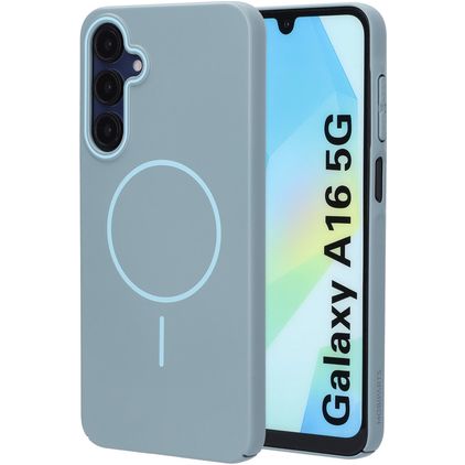 Mobiparts Slim Line Samsung Galaxy A16 MagSafe Hülle Hardcase Backcover - Sage Green