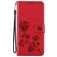 Mobigear Roses HONOR 50 Lite Hülle Klapphülle Geldbörse - Rot
