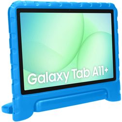 Mobiparts Kids Samsung Galaxy Tab A11 Plus Tablet Hülle für Kinder mit Tragegriff - Blau