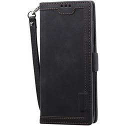 Mobigear Two Tone Huawei P40 Klapphülle Portemonnaie - Schwarz
