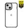 ITSkins SupremeClear iPhone 13 Hülle Hardcase Backcover Stoßfest - Transparent / Schwarz