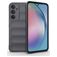 Mobigear Bumpy Samsung Galaxy A55 Hülle Flexibles TPU Backcover - Grau