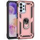 Mobigear Armor Ring Samsung Galaxy A23 Hülle Hardcase Backcover Stoßfest mit Ringhalter - Roségold