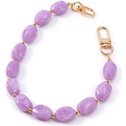 Mobigear Kunststoff Pebble Verstellbare Universal-Handykette - Orchid Purple