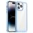 Mobigear Crystal iPhone 14 Pro Hülle Hardcase Backcover - Transparent / Blau