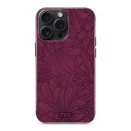 MIO iPhone 15 Pro MagSafe Hülle Hardcase Backcover - Berry Blooms