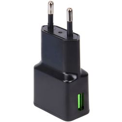 Mobigear Single USB Ladegerät 12W 2.4A - Schwarz