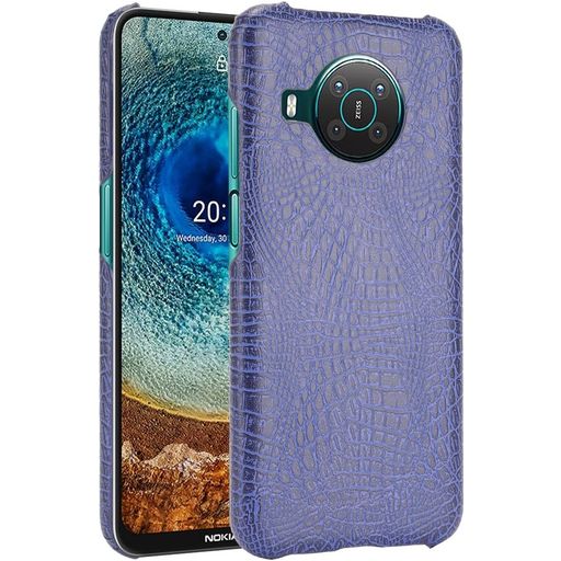Mobigear Croco Nokia X10 Hülle Hardcase Backcover - Blau