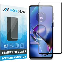 Mobigear Premium Motorola Moto G54 Panzerglas Gehärtetes Glas Displayschutz - Hüllenfreundlich - Schwarz