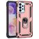 Mobigear Armor Ring Samsung Galaxy A23 Hülle Hardcase Backcover Stoßfest mit Ringhalter - Roségold