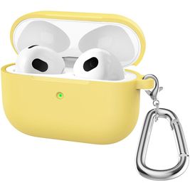 Mobigear Classic Apple AirPods 3 Hülle Flexibles Silikon - Gelb