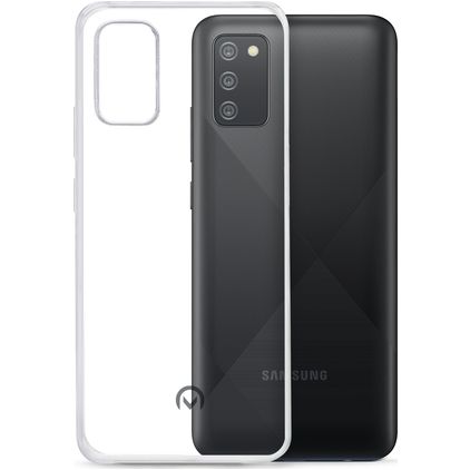 Mobilize Gelly Durchsichtig Samsung Galaxy A02s Hülle Flexibles TPU Backcover - Transparent