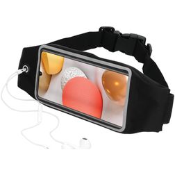 Mobiparts Comfort Fit Belt Handyhalterung Joggen Samsung Galaxy A42 Sporthülle Neopren Gürtel - Schwarz